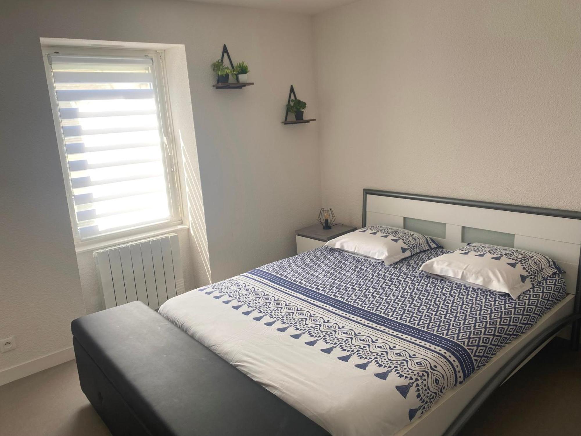 T2 Centre-Ville, Calme, 1 Chambre, 1 A 5 Pers, Climatisation, Parking Libre Et Gratuit Lorient Exterior foto